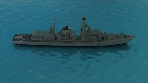 Frigate F 229 "HMS Lancaster" type 23 Duke class after mod (1 p.) GB 2012 Albatros ALK 93E